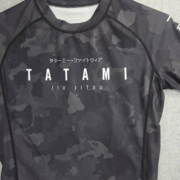 Tatami Rashguard Shirt Camo Black XS - Picture 2 of 11